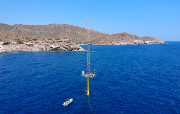 Aegean met mast to test Greek potential Aegean met mast to test Greek potential