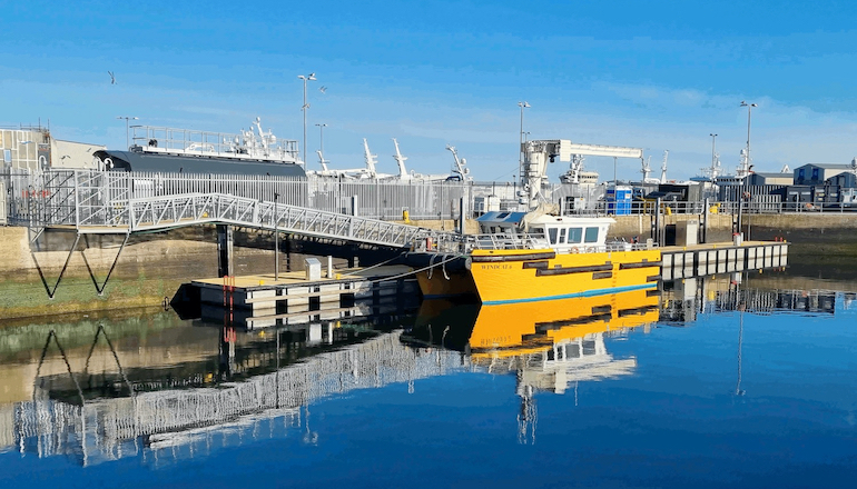 New CTV berth built for Moray East New CTV berth built for Moray East