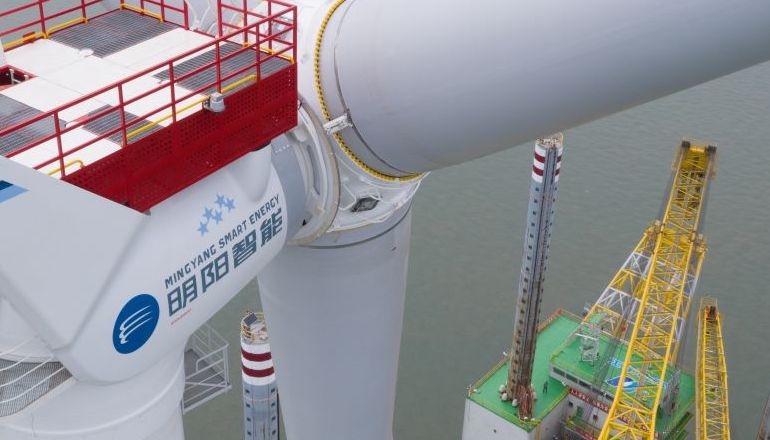 MingYang units deliver first power at Haitan Strait
