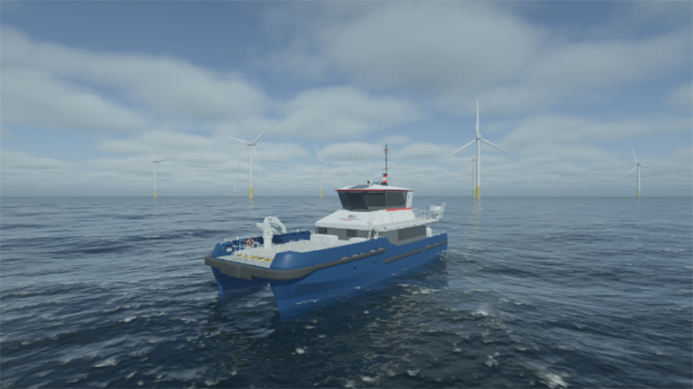 LD Tide to supply Noirmoutier CTV LD Tide to supply Noirmoutier CTV