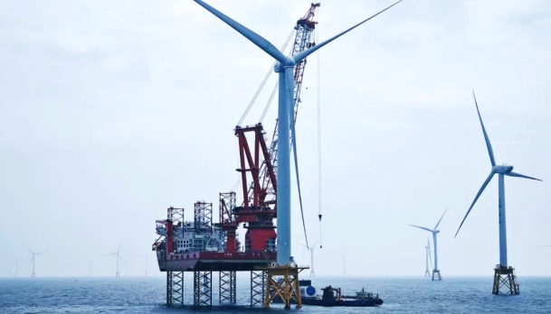 Three Gorges installs 13MW Pingtan turbine Three Gorges installs 13MW Pingtan turbine