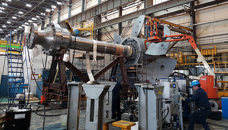 GE and the US Army Corps of Engineers used an iPhone combined with a tripod and gimbal to provide stable images of a factory acceptance test on a hydro turbine during lockdown