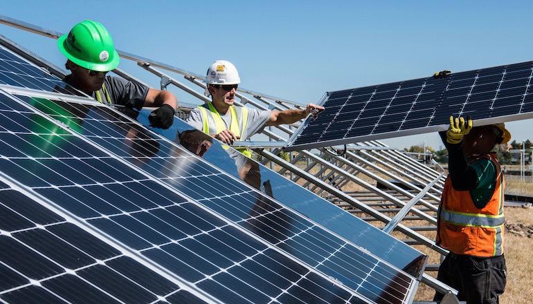 “US clean energy factory investments fall” US community PV 'to hit 14GWdc by 2028'