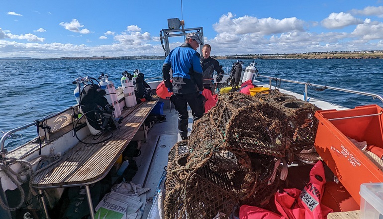 Sennen backs charity that removes ‘ghost' fishing gear