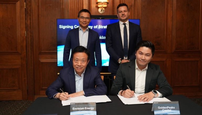 GoldenPeaks and Envision sign 1GWh storage pact