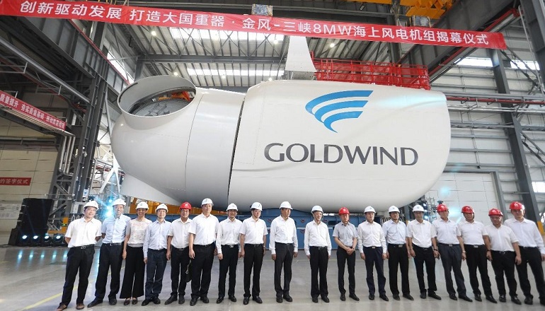 Goldwind reveals 8MW prototype Goldwind reveals 8MW prototype