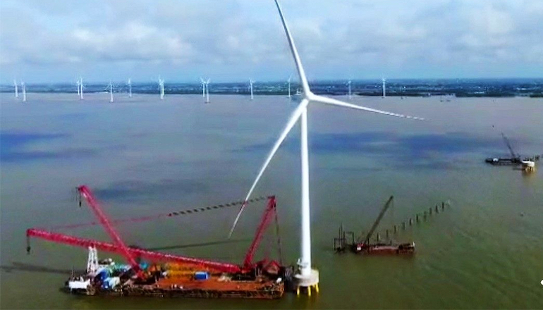 Chinese manufacturer Goldwind has installed its first offshore wind turbine outside of China in waters off Soc Trang province in Vietnam