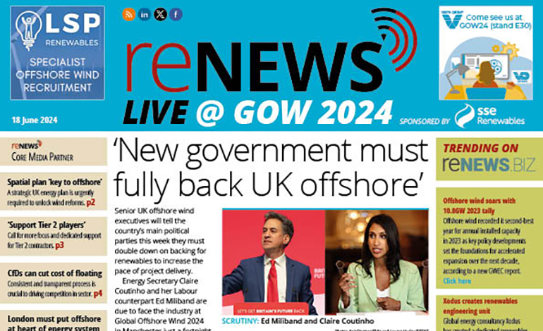 GOW 2024: ‘New UK regime must back offshore’ GOW 2024: ‘New UK regime must back offshore'