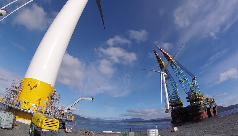 Granada hooks Hywind Tampen davit crane job Granada hooks Hywind Tampen davit crane job
