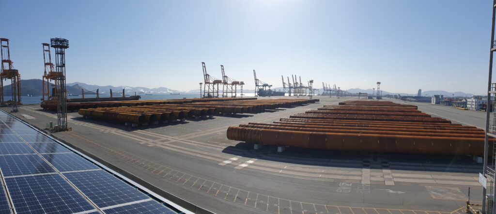 EEW Group delivers pin piles for Taiwanese offshore project EEW Group delivers pin piles for Taiwanese offshore project