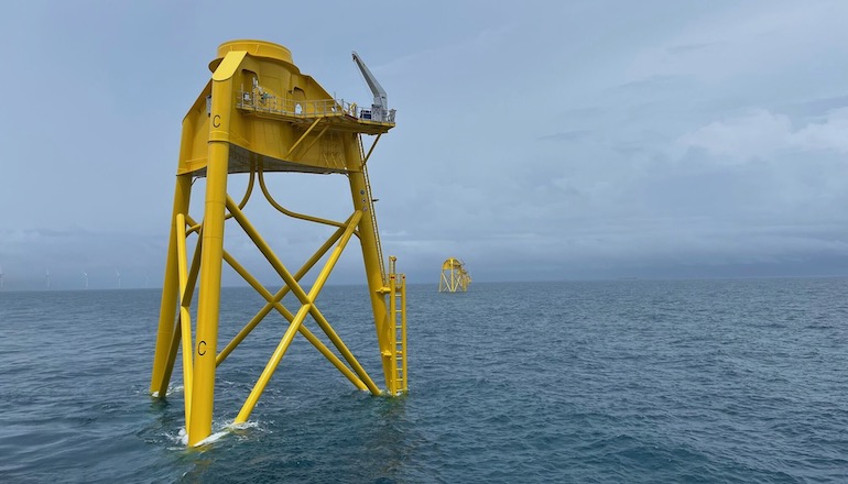 Heerema Marine Contractors' vessel Aegir has completed jacket foundation installation at Orsted's Greater Changhua 2 offshore wind farm in Taiwan
