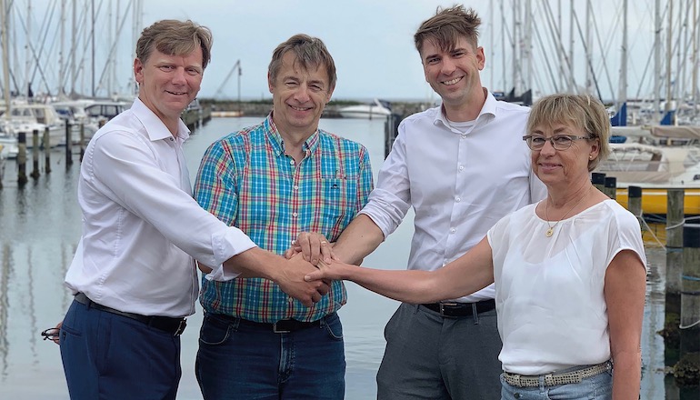 Green Wind grows Danish arm