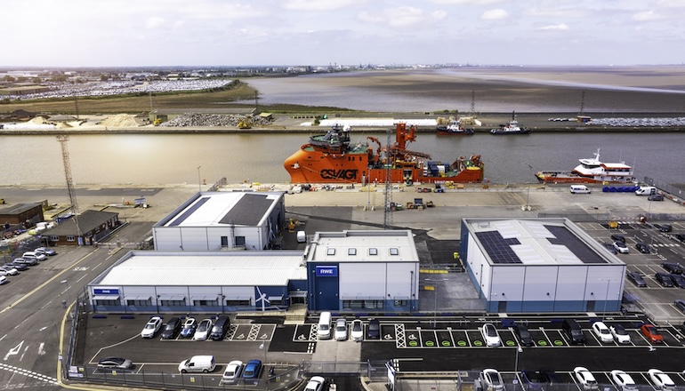 RWE opens O&M hub at Port of Grimsby