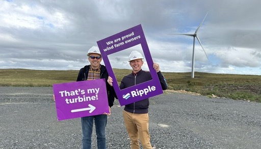 Owners visit Scottish community wind farm