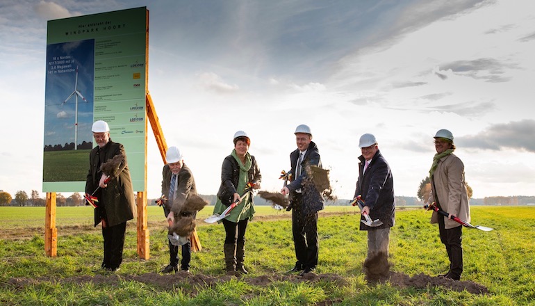 Germans break ground at Hoort