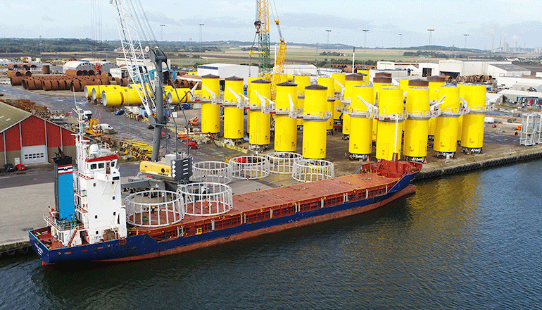 ‘UK offshore wind represents £92bn opportunity’ Danish fabricator Bladt Industries will soon start shipping transition pieces for the 1.4GW Hornsea 2 offshore wind farm