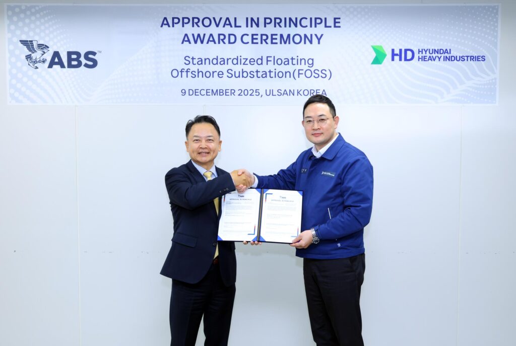 ABS backs Hyundai floating substation design ABS backs Hyundai floating substation design