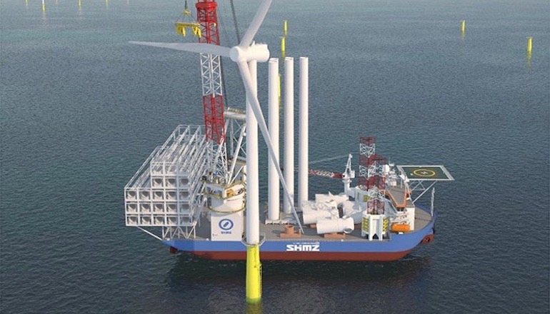 Japan contractor builds 12MW offshore installer