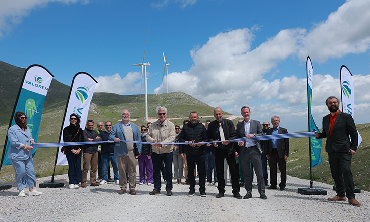 Valorem inaugurates first Greek wind farm