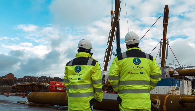 Inch Cape offshore substation construction gets underway Inch Cape offshore substation construction gets underway