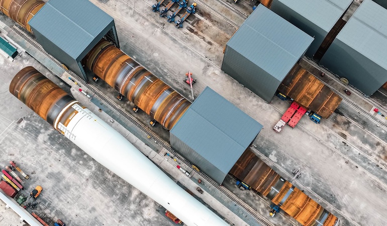 CWHI completes first XXL monopiles for Inch Cape CWHI completes first XXL monopiles for Inch Cape
