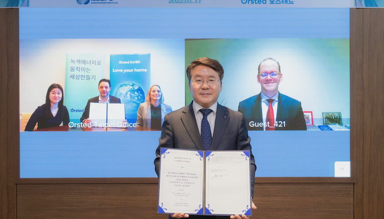 Orsted explores 800MW Korean offshore development Orsted explores 800MW Korean offshore development