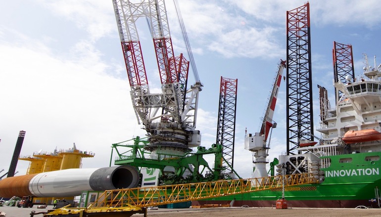 DEME starts Seamade foundation installation