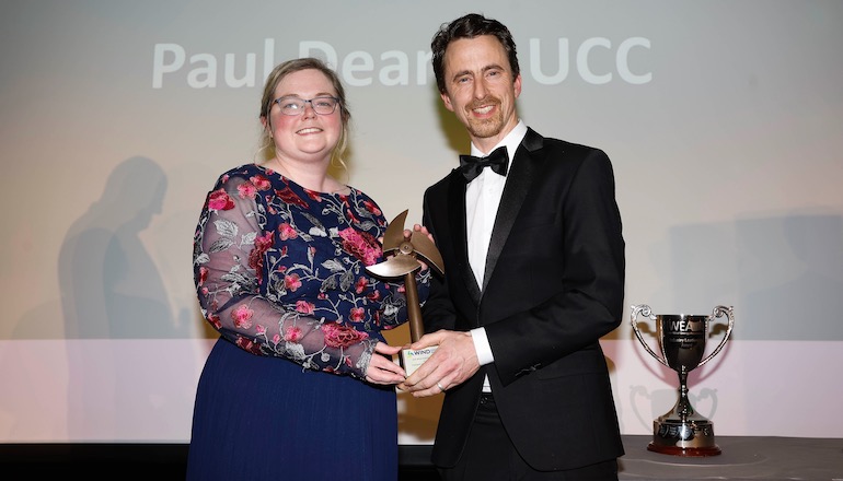 Cork University research fellow shines at Irish Wind Awards Cork University research fellow shines at Irish Wind Awards