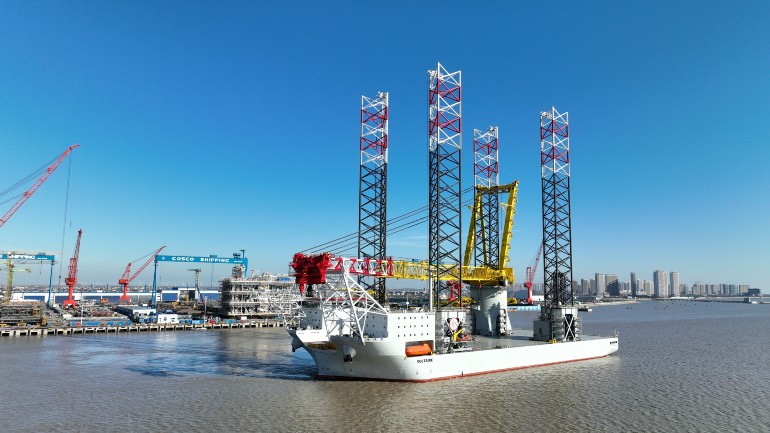 Jan de Nul’s Voltaire leaves Chinese shipyard Jan de Nul's Voltaire leaves Chinese shipyard