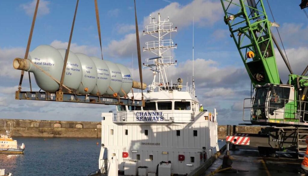 Spiralis Energy unveils Alderney tidal system Spiralis Energy unveils Alderney tidal system