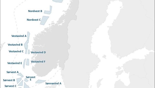 Norway identifies 20 potential offshore wind sites