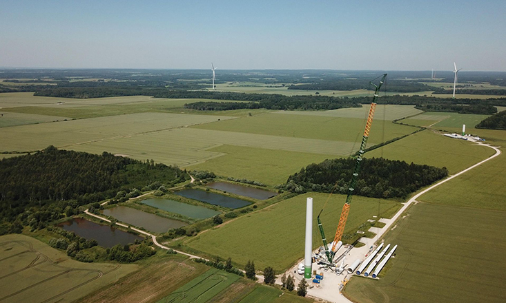 Final turbine due to be installed at 87MW Kelme 2 Final turbine due to be installed at 87MW Kelme 2