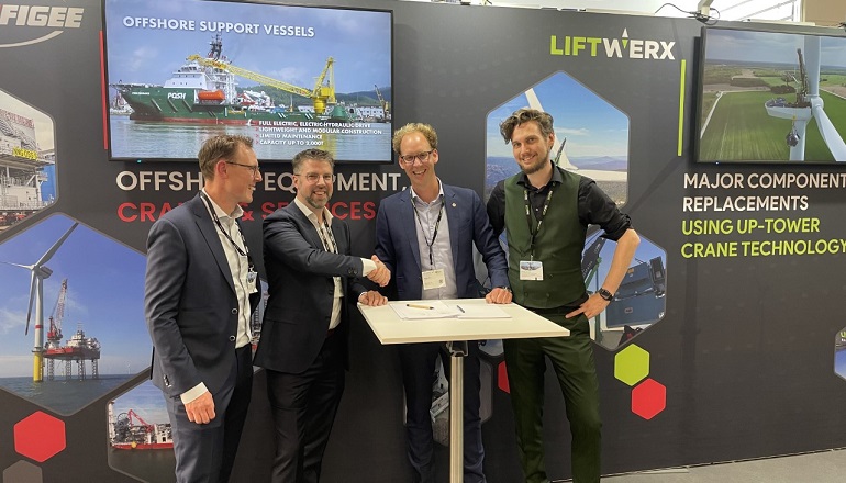 Hamburg 2022: KenzFigee wins up-tower crane order