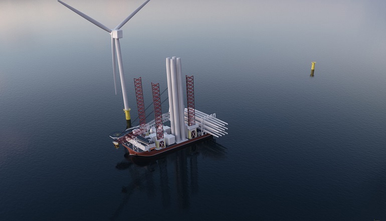 Knud E Hansen unveils new installation vessel design Danish ship designer unveils new jack-up model