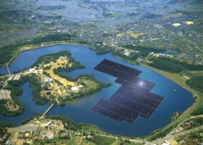 Kyocera starts solar floater in Japan
