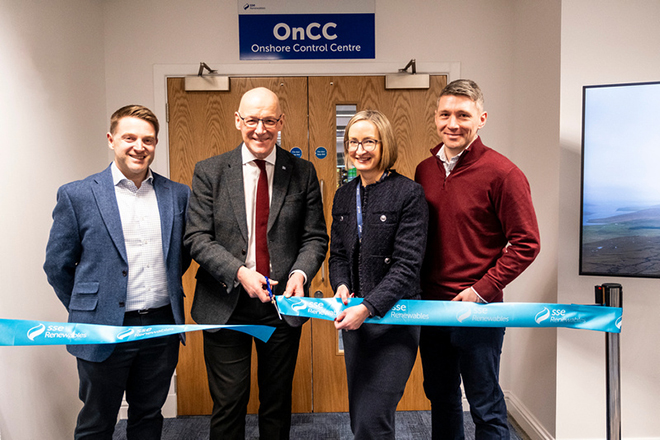 First Minister unveils SSE onshore renewables HQ