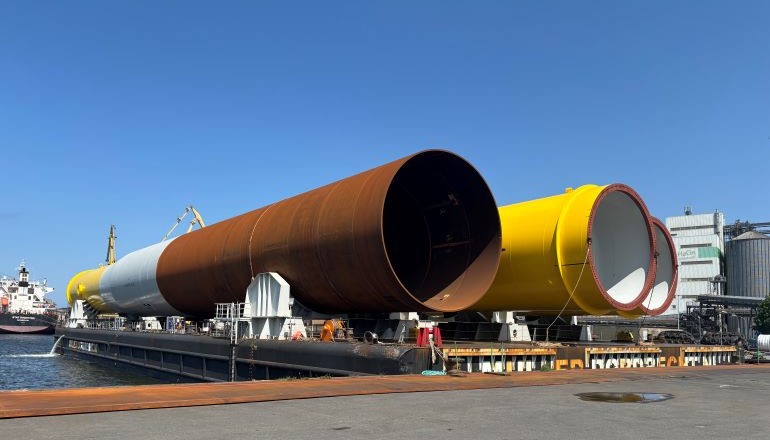 EEW completes monopile shipments for Sofia