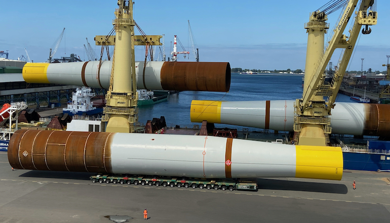 EEW SPC loads out last Hornsea 2 monopiles