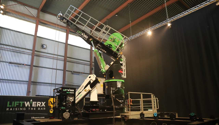 Liftwerx launches green up-tower crane Liftwerx launches green up-tower crane