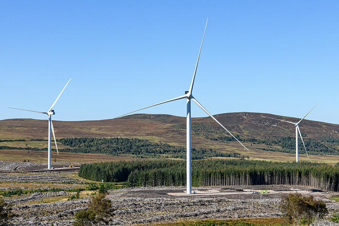 106MW Limekiln wind farm now operational