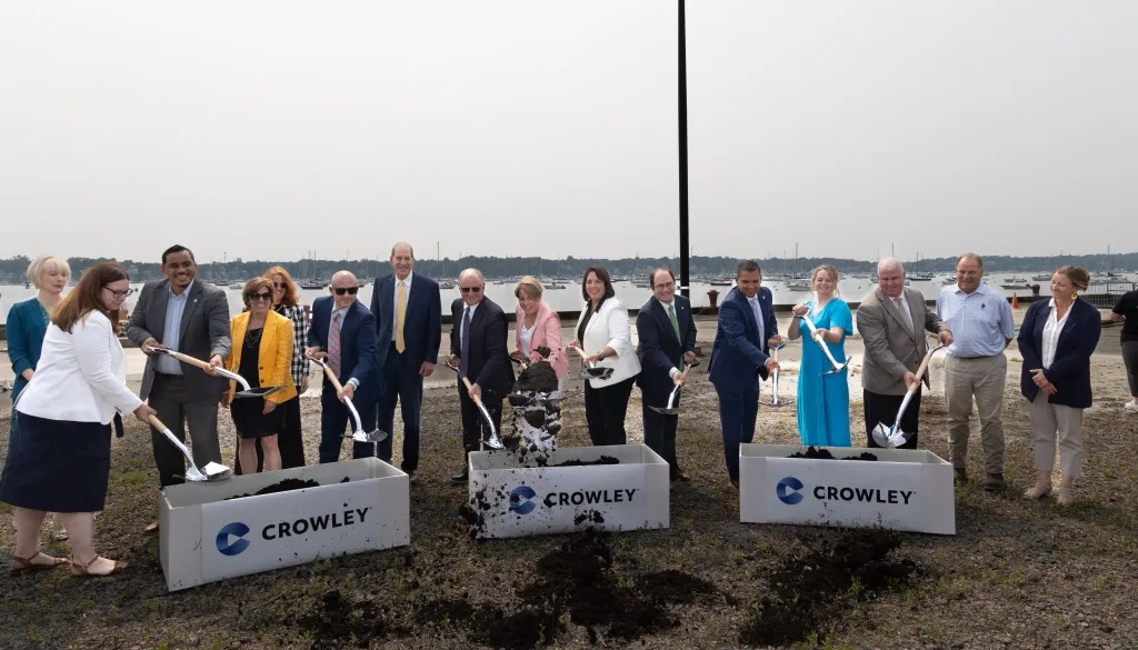 Crowley breaks ground on Salem terminal