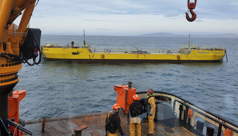 MPs call for more tidal and marine Magallanes tidal unit reinstalled at EMEC