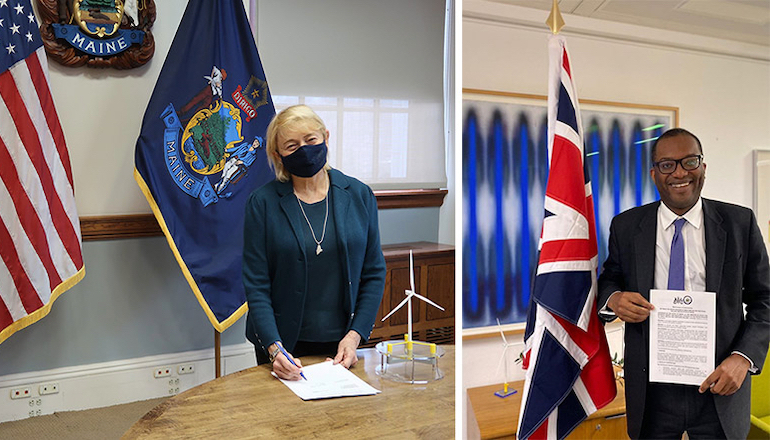 UK and Maine ink clean energy pact UK and Maine ink clean energy pact