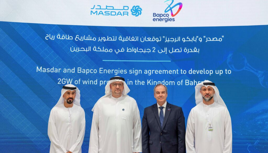 Masdar makes Bahrain wind pact