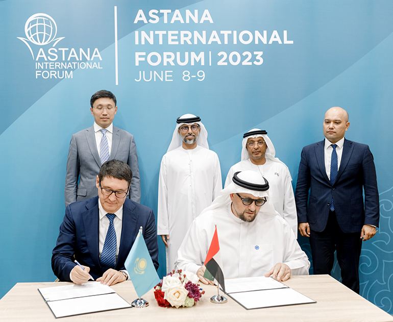 Masdar signs 1GW Kazakhstan roadmap Masdar signs 1GW Kazakhstan roadmap