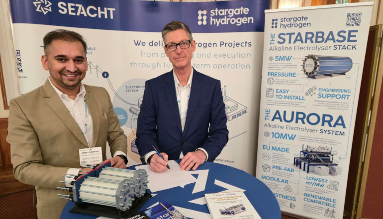 Stargate Hydrogen enters UK with Seacht deal