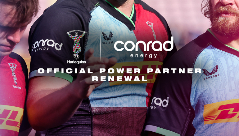 Conrad Energy renews Harlequins sponsorship