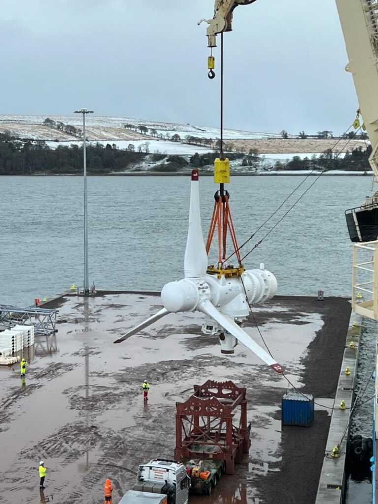 Turbines reinstalled at MeyGen tidal array Turbines reinstalled at MeyGen tidal array