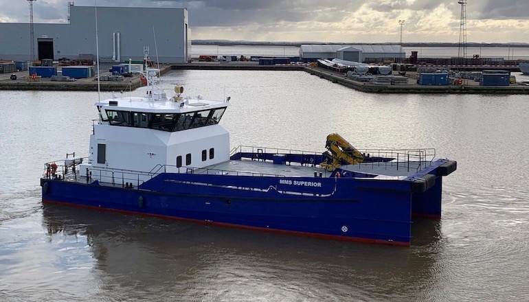 Damen delivers MMS Offshore CTV Damen delivers MMS Offshore CTV