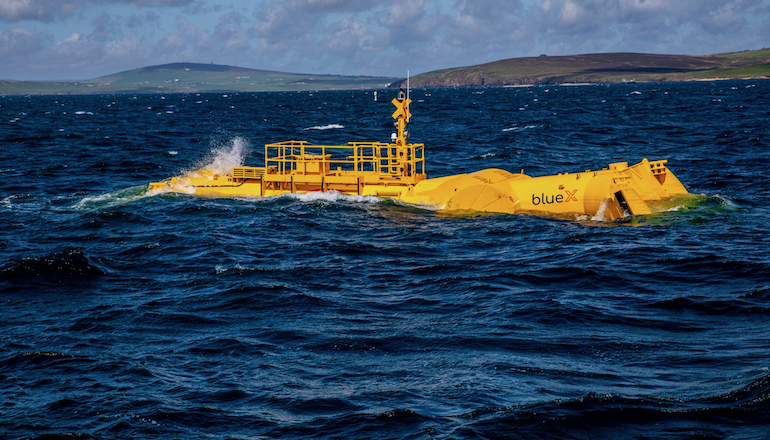 Mocean Blue X wave device put to the test Mocean Blue X wave device put to the test